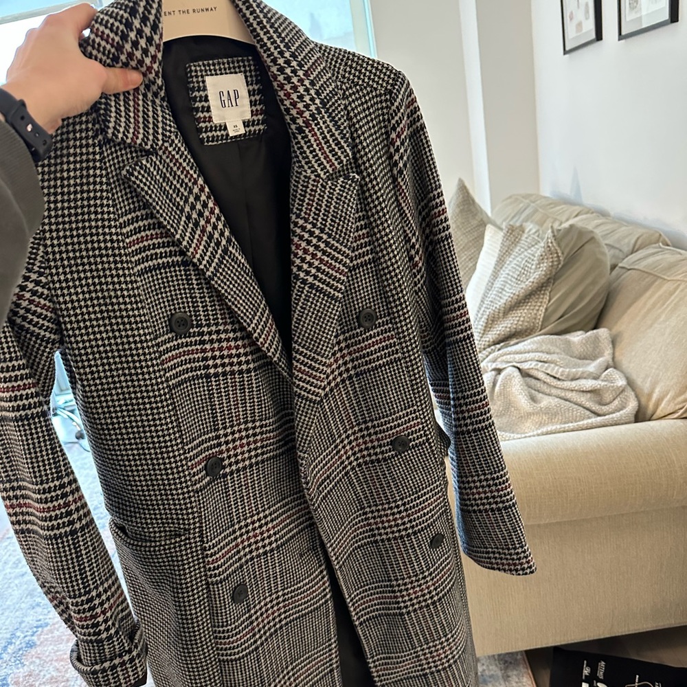 GAP peacoat- plaid